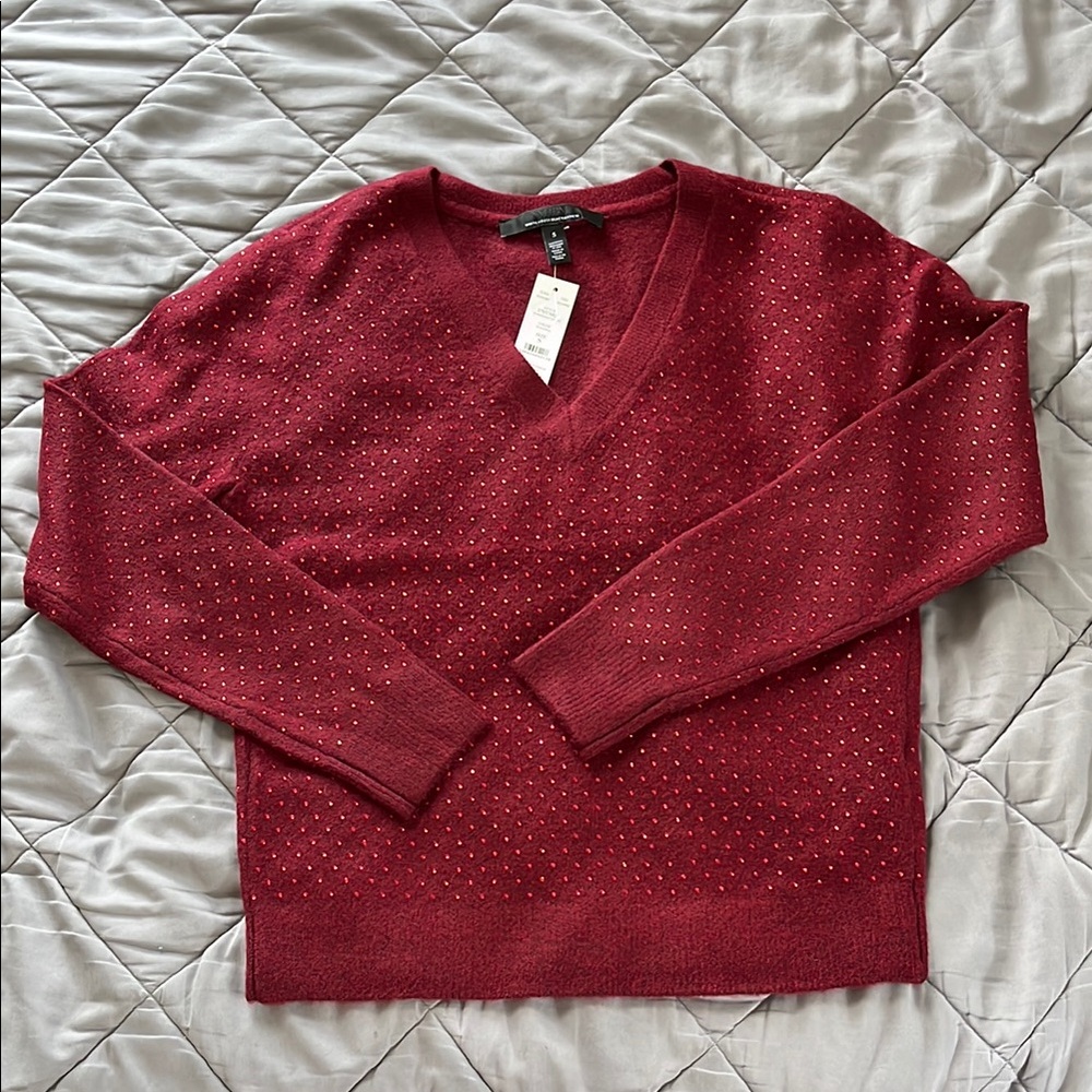 White House Black Market Sparkly Sweater Size S NWT